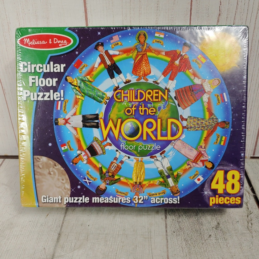 BRAND NEW - Melissa & Doug Children of the World Floor Puzzle 48 Pieces - SEALED